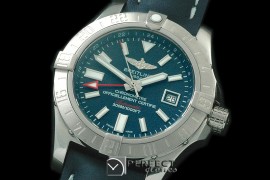 BLSW00053L Seawolf II GMT 2015 SS/LE Blue Stick A-2836