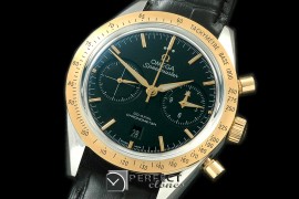 OMSP00092 Speedmaster Moon Watch SS/YG/LE Black Stick A-7750