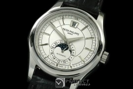 PP5205-101 Classic Complications SS/LE White M-9100