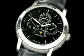 AP26390-102 Royal Oak 26390 Perpetual Calender SS/LE Blk A-2813