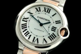 0 0 CARBA-MID-24 Ballon De Cartier Mid SS/YG MOP White Roman Miy