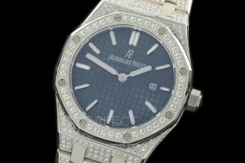 APLD01008 Royal Oak Ladies Diam/SS/SS Blue S-Qtz