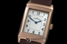 JLR-121 Reverso Classique RG;LE White Num Jap Quartz