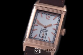 JLR-116 Reverso Classique RG/LE White Num/Stk Jap Quartz