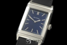 JLR-093 Reverso Classique SS/LE Blue Stk Jap Quartz