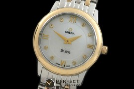 OMPRE-114 Deville Prestige SS/YG MOP White Jap Qtz