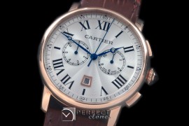 CARTDE-106 Rotonde De Cartier Chrono RG/LE White A-2813