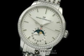 GP10001SD 1966 Date-Moonphase SS/SS White M-9015