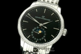 GP10002SD 1966 Date-Moonphase SS/SS Black M-9015