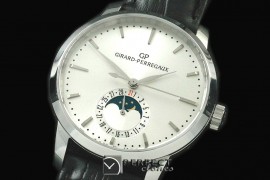 GP10001 1966 Date-Moonphase SS/LE White M-9015
