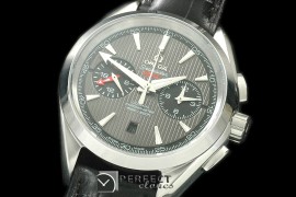 OMATC43-103 Aqua Terra Chronograph SS/LE Grey A-7750