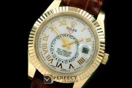 RSKD02007L SkyDweller YG/LE White ST 3855