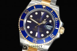 RLST-18K-102 116613 Blue TT Sub Swiss 2836