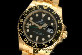 RLGF-18K-101 116718 Black TT GMT Swiss 2836