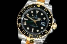 RLGT-18K-101 116713 Black TT GMT Swiss 2836