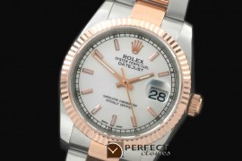 RDJMTR00302 RG/SS Fluted Oyster White Stk 2836