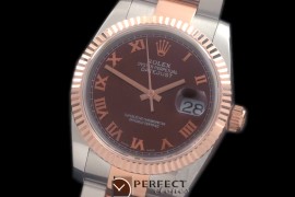 RDJMTR00316 RG/SS Fluted Oyster Brown Roman 2836