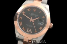R41DJTR00223 SS/RG Oyster Smooth Grey Roman Asian 2836