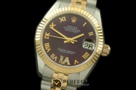 RDJmT00247 SS/YG Jubilee Purple Roman 2836