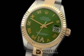 RDJmT00346 SS/YG Oyster Green Roman 2836