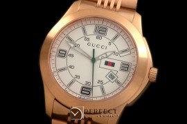 GU-TI-211S G-Timeless Men RG/RG White Swiss Quartz