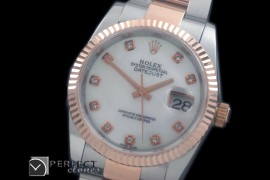 RDJMTR00322 RG/SS Fluted Oyster White Diam 2836