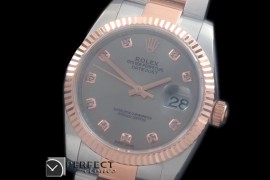 RDJMTR00324 RG/SS Fluted Oyster Grey Diam 2836