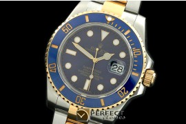 RLS-SW-112 116613LB Blue SS/YG Sub Swiss Eta 2836