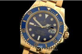RLS-SW-124 116618LB Black YG Sub Swiss Eta 2836