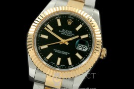 0 0 RL41DJ-18K-103 116333 Black Stk TT Swiss 2836