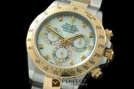 RLDT00126 Daytona 116523 YG/SS MOP Wht Diam A-7750 Sec@6 28800