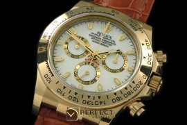 RLDF00101AL Daytona 116503 YG/LE White Stk A-7750/4130