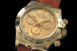 RLDF00124AL Daytona 116508 YG/LE Gold Diam A-7750/4130