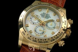 RLDF00126AL Daytona 116508 YG/LE MOP White Diam A-7750/4130