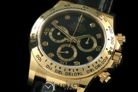 RLDF00122AL Daytona 116508 YG/LE Black Diam A-7750/4130