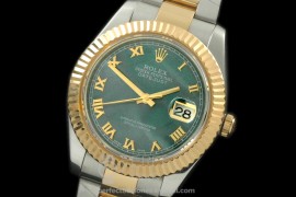 0 RL41DJ-18K-119 116333 M-Blk Roman TT Swiss 2836