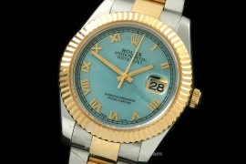 0 RL41DJ-18K-120 116333 M-Blue Roman TT Swiss 2836