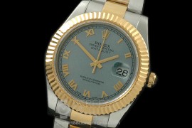 0 RL41DJ-18K-117 116333 L-Blue Roman TT Swiss 2836