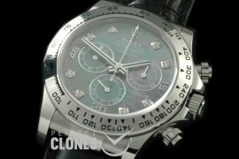 RLDS00138AL Daytona 116509 SS/LE MOP Green Diam A-7750/4130