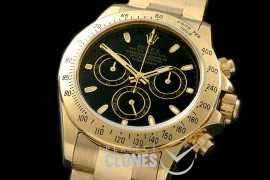 RLDTN-18K-105 116508 Daytona Black A-7750/4130