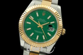 0 0 RL41DJ-18K-109 116333 Green Stk TT Swiss 2836