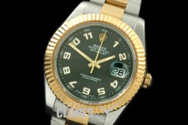 0 RL41DJ-18K-143 116333 Grey Num TT Swiss 2836