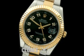 0 RL41DJ-18K-142 116333 Black Num TT Swiss 2836