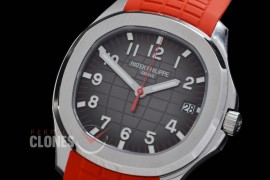 0 0 PPAQ-5168-015 DDF Aquanaut 5168 Singapore Special Edition 42mm SS/RU Grey Asian Clone Calibre 330SC