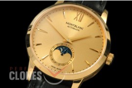 MBST10024 Star Calender Moonphase YG/LE Gold M-9105