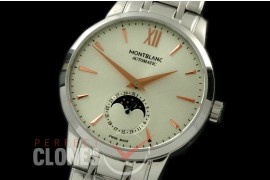 MBST10013S Star Calender Moonphase SS/SS White M-9105