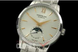 MBST10012S Star Calender Moonphase SS/SS White M-9105