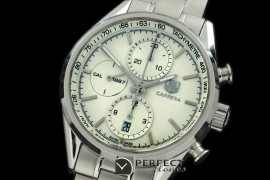 TG1887-011 Carrera 1887 Chrono SS/SS White Asia 77528800