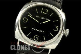 0 0 PN210N01 Pam 210 N Radiomir Base SS/LE Black A-6497