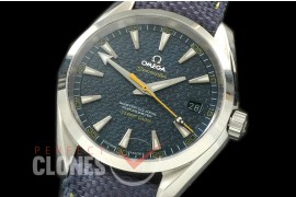 OMAT41-091L Aqua Terra 007 Auto SS/LE Blue A-2836/8507